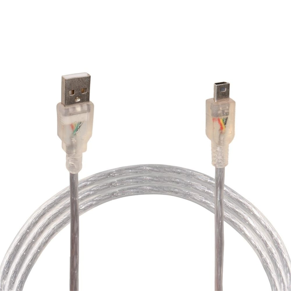 Powermaster Powermaster iPod Şarj Aleti Kablosu 5 Pin Geniş 1.5 Metre Şeffaf - Data-Şarj Kabloları