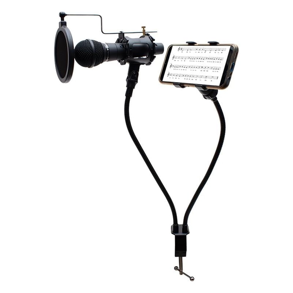 Powermaster Powermaster KG-24 Bir Telefon Bir Mikrofon Tutacağı - Mikrofon Ekipmanları