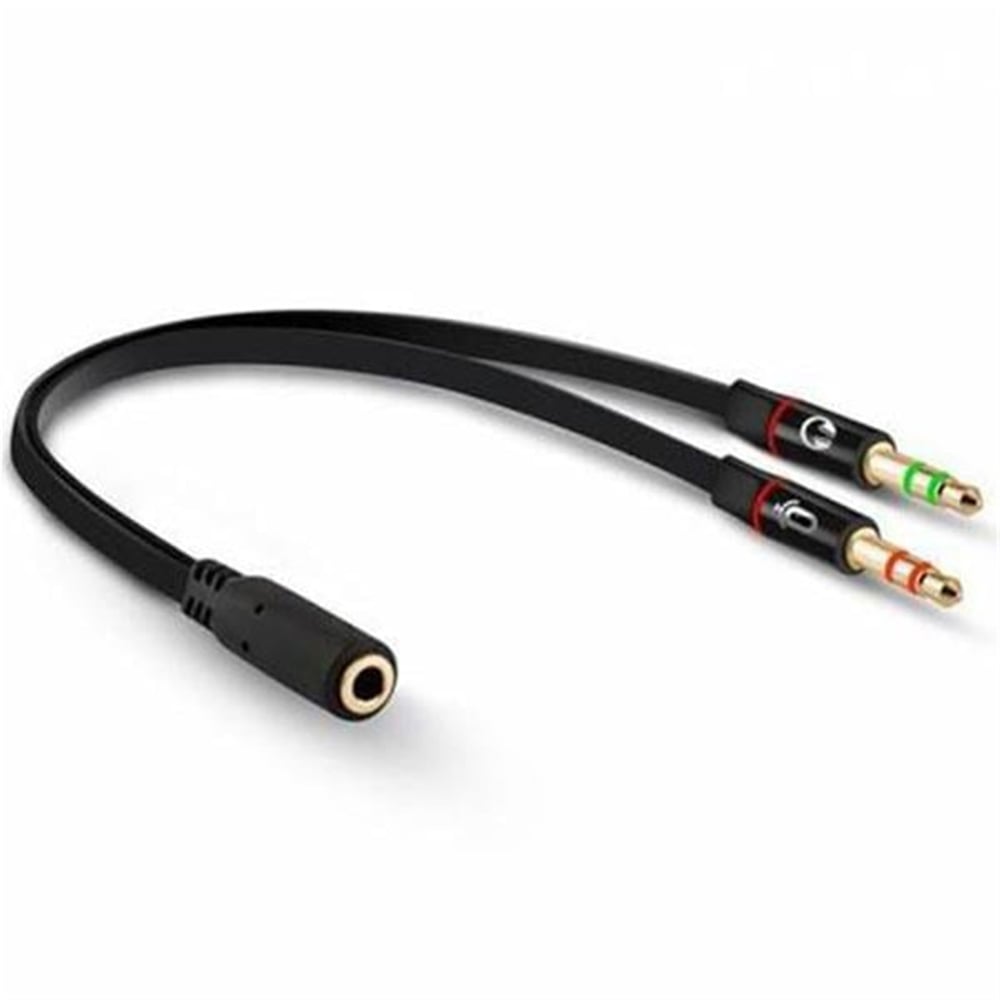 Powermaster Powermaster Kulaklık Mikrofon Hoparlör Çevirici Ayırıcı Kablo 20 Cm - Çevirici ve Dönüştürücü