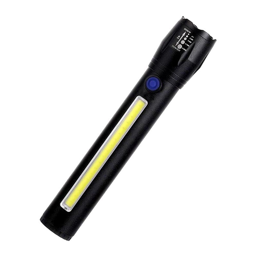 Powermaster Powermaster Metal Flashlight Power Ledli Şarjlı El Feneri PM-14621 - Fener ve Işıldaklar