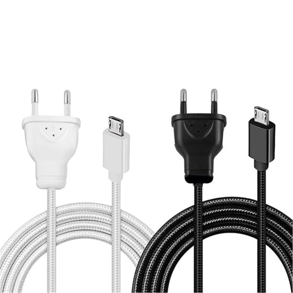 Powermaster Powermaster Micro Usb Serisi 220V Fişli Örgülü Şarj Kablosu - Data-Şarj Kabloları