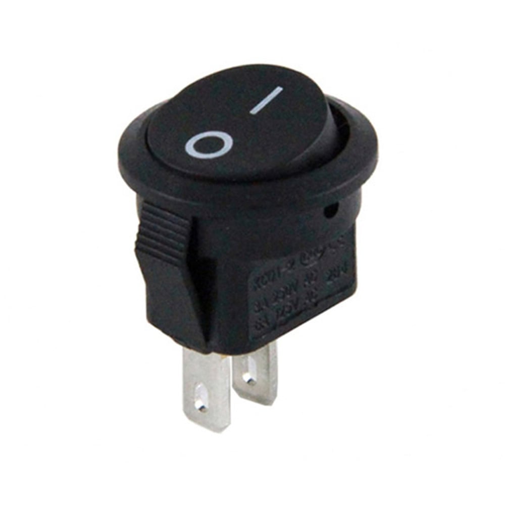 Powermaster Powermaster Mini Yuvarlak 2 Pin Işıksız ON-OFF Anahtar IC-134E - Anahtar Çeşitleri