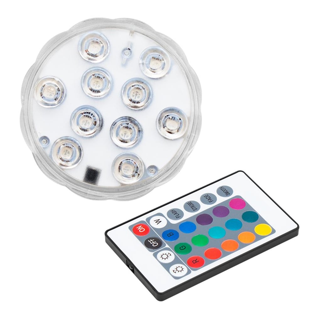 Powermaster Powermaster MX-5188 Su Altı Kumandalı Rgb Havuz-Akvaryum-Nargile-Nargile Led Işığı - Led Ampul Aydınlatma