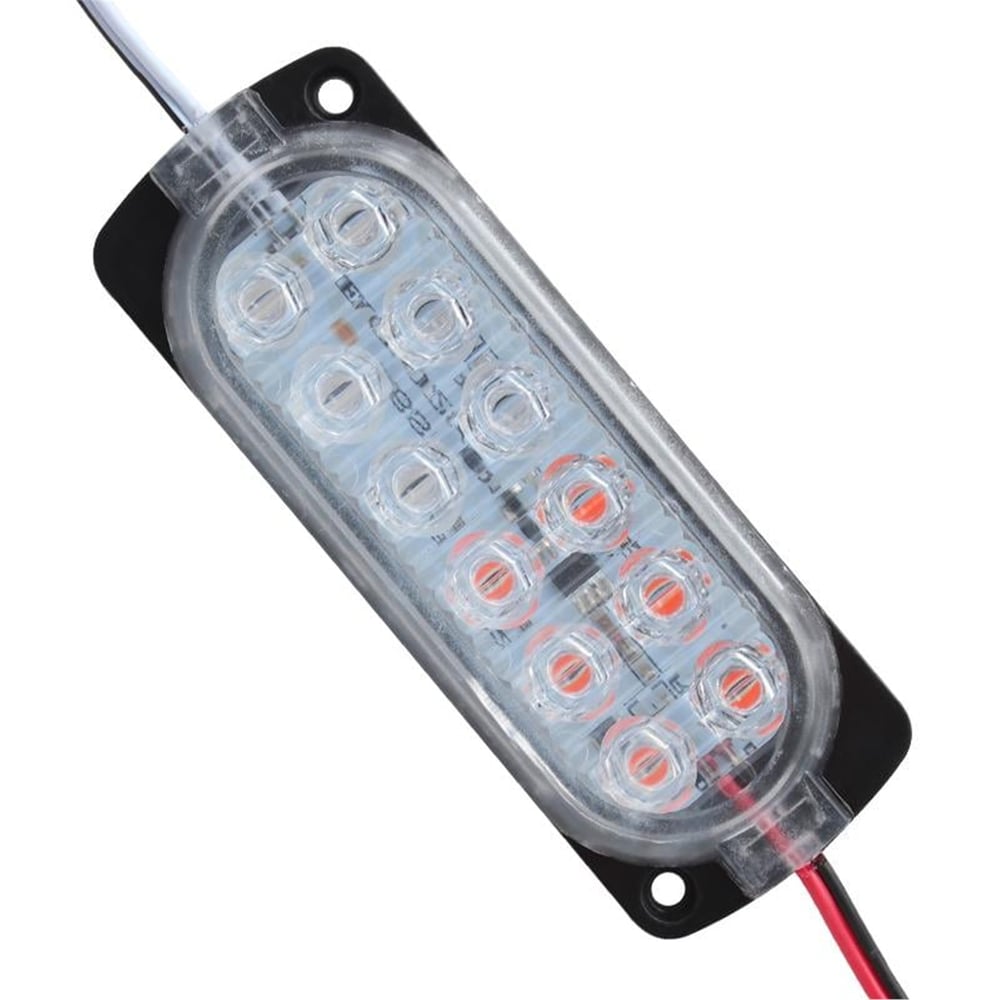 Powermaster Powermaster Parlak Yanıp Sönen Kırmızı-Mavi 12-24 Volt 1.2 Watt 2835 Modül Led - Modül Led