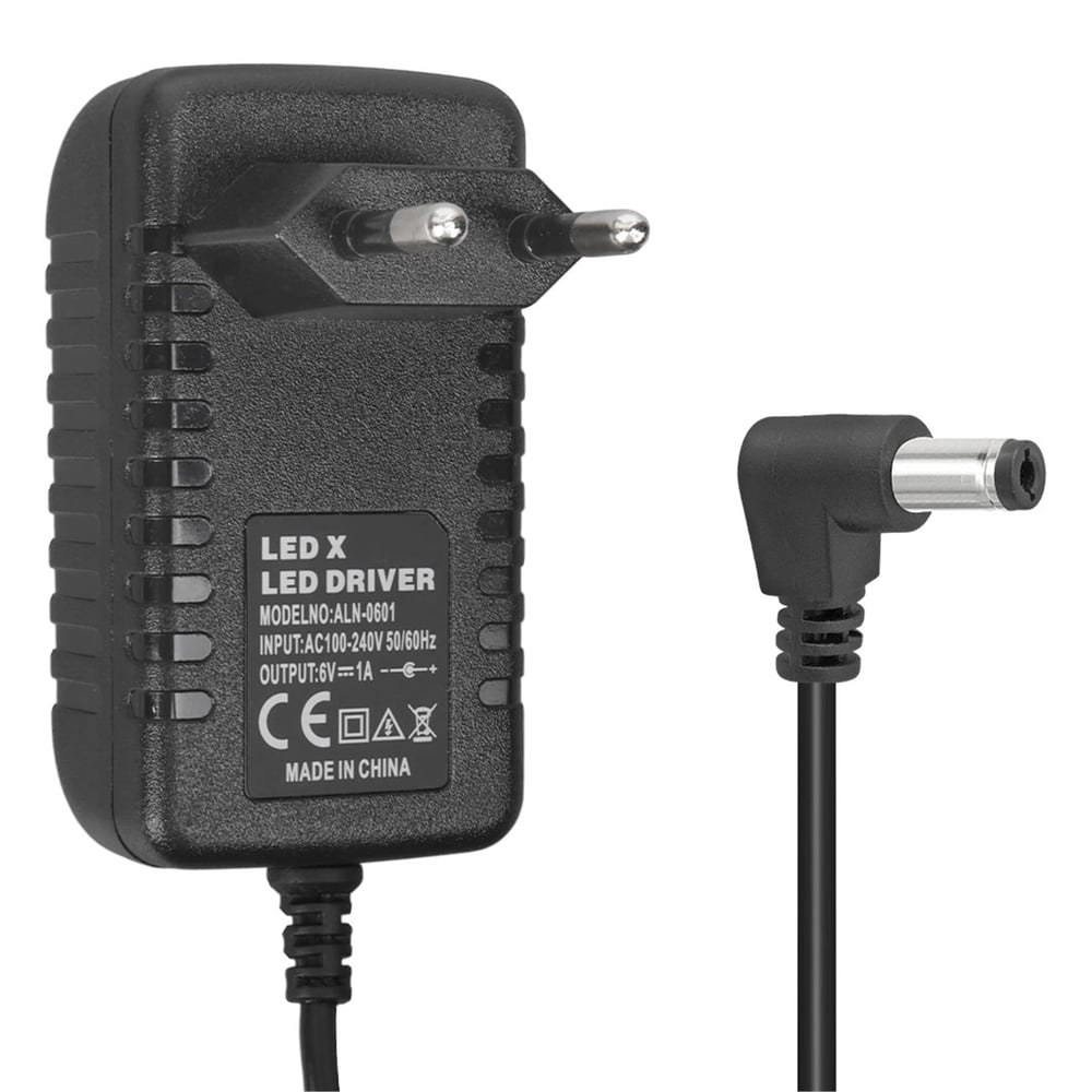 Powermaster Powermaster PM-13782 6 Volt - 1 Amper 5.5*2.5 Mm Uçlu Priz Tipi Adaptör - Adaptörler