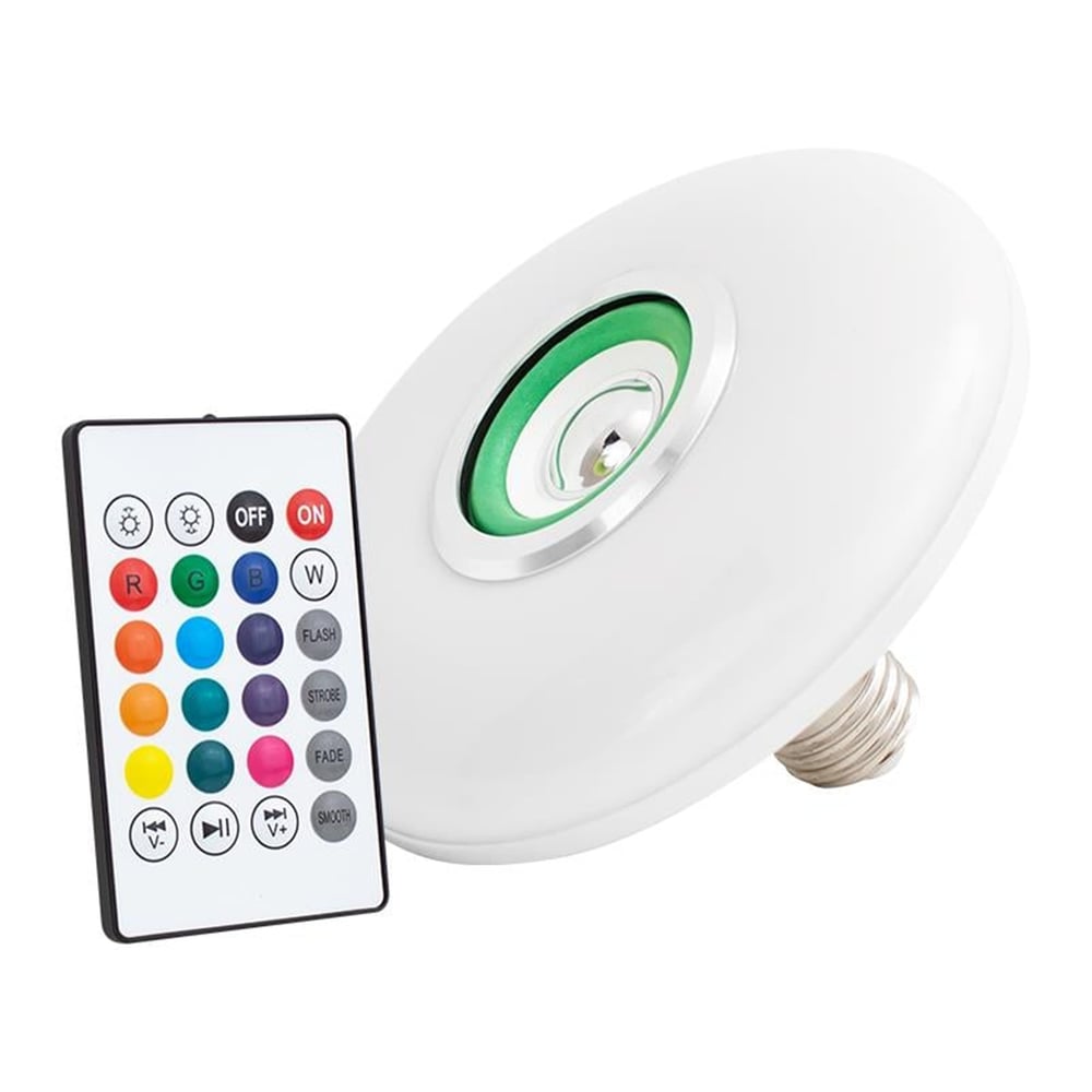 Powermaster Powermaster PM-14333 Bluetooth Hoparlörlü Kumandalı 15 Watt RGB Akıllı Led Ampul - Led Ampul Aydınlatma