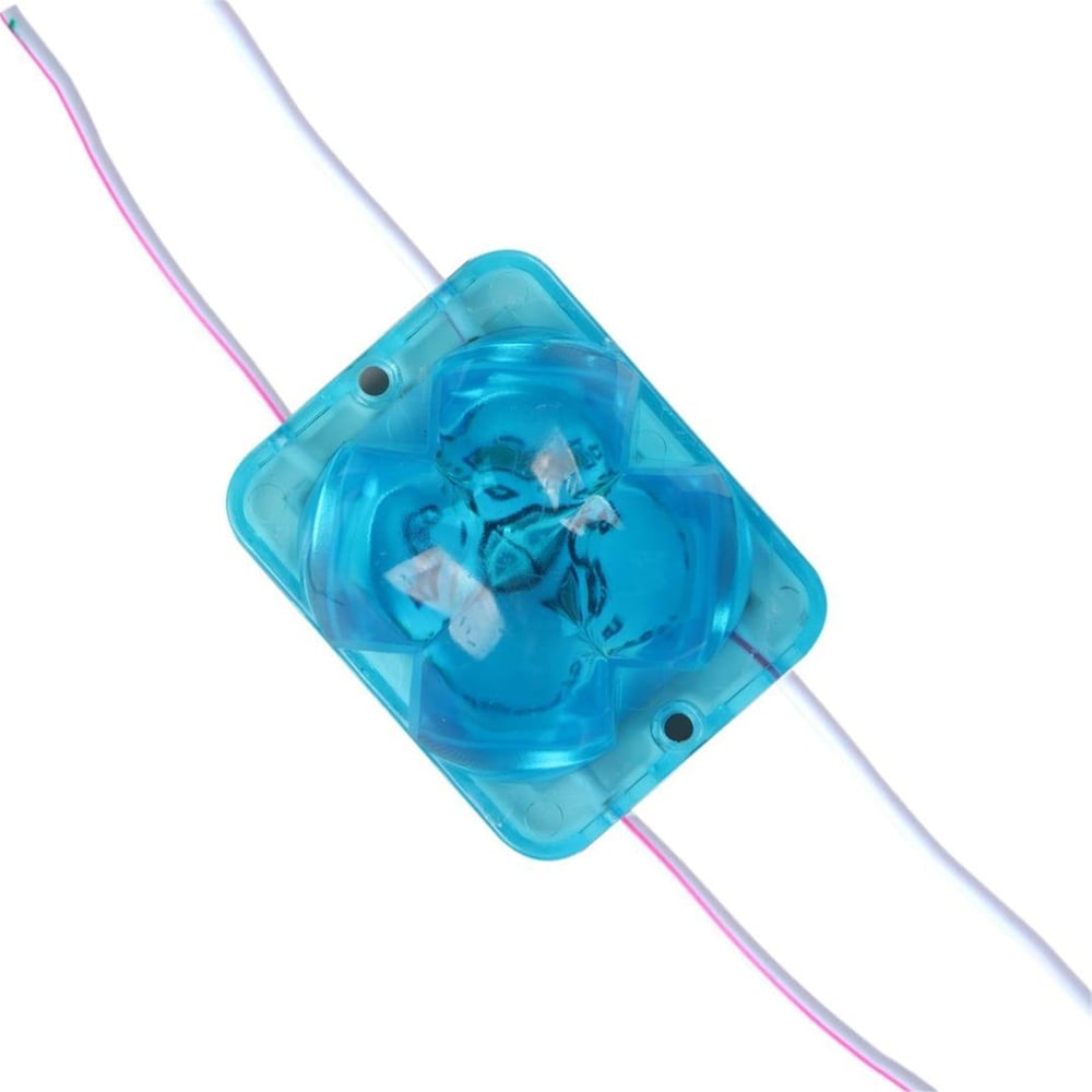Powermaster Powermaster PM-14713 12 Volt 2 Watt Mavi Yanıp Sönen Çakar 4333-3030 Modül Led 43x33x28mm - Modül Led