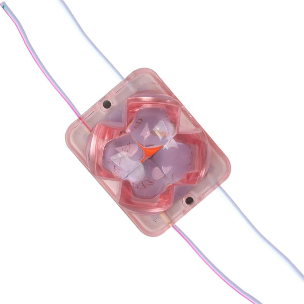 Powermaster Powermaster PM-14724 12 Volt 2 Watt Pembe Sabit 4333-3030 Modül Led 43x33x28mm - Modül Led