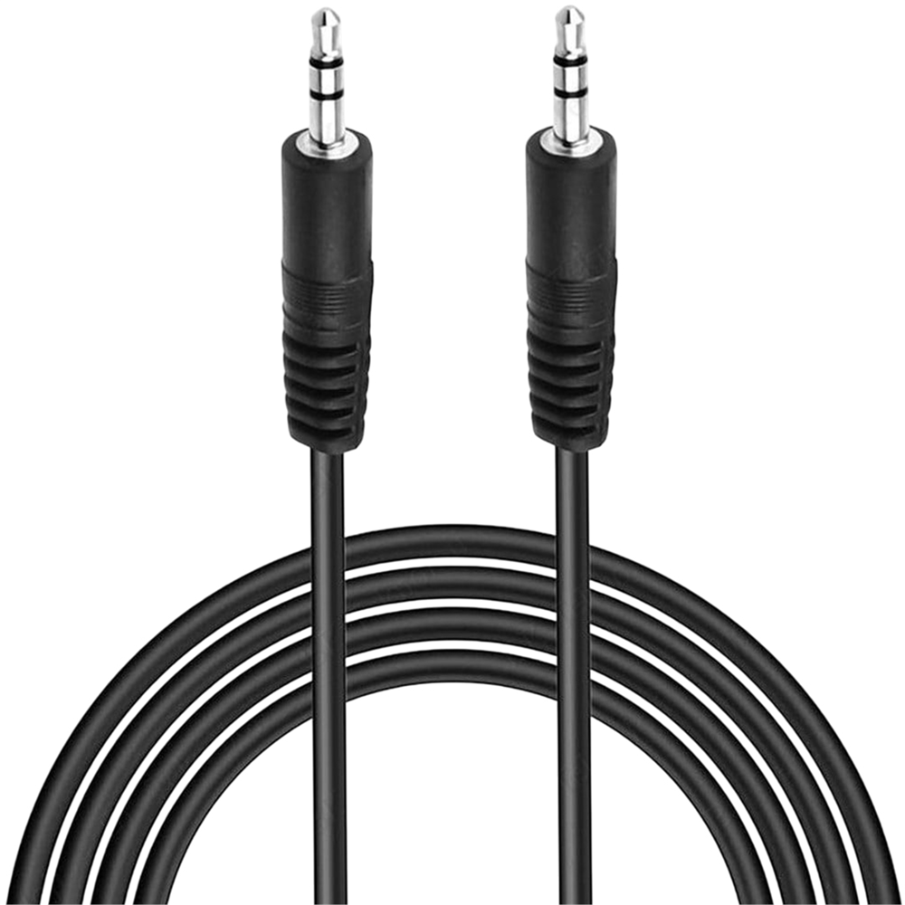 Powermaster Powermaster PM-1843 Siyah 3.5Mm Erkek-Erkek 5 Metre Stereo Aux Ses Kablosu - AUX Kablolar