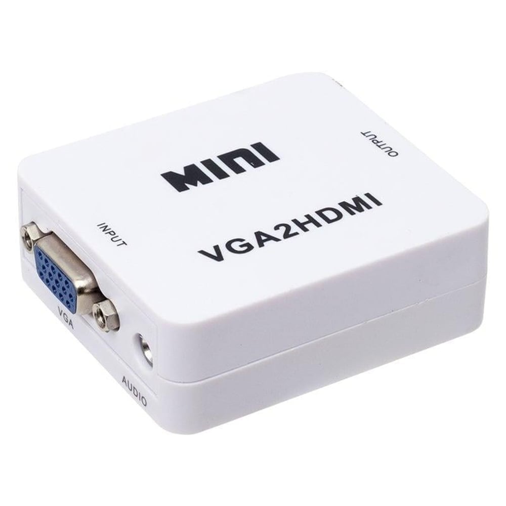 Powermaster PowerMaster PM-18698 VGA To HDMI Ses Girişli Mini Model Dönüştürücü - Çevirici Dağıtıcı
