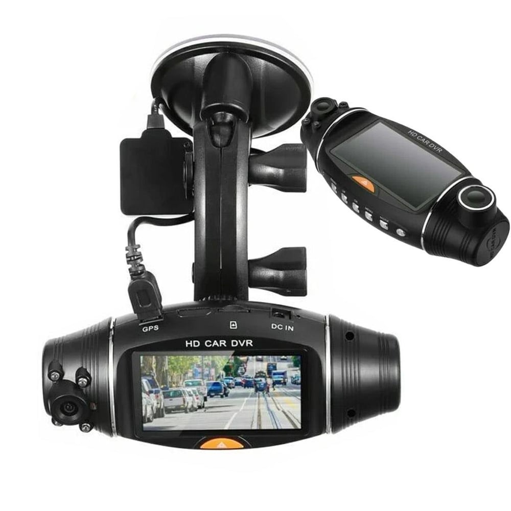 Powermaster Powermaster PM-18765 GPS Modül 2.7'' TFT Ekran HD Dvr Çift Araç Kamera (32 Gb Destekli) - Araç Kayıt Cihazları