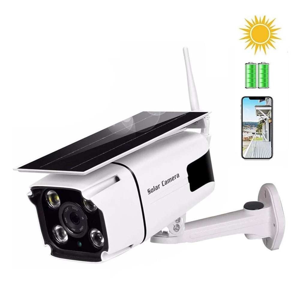 Powermaster Powermaster PM-19469 1080P Antenli Metal Kasa  Solar Wifi IP Kamera - Aksiyon Kamera