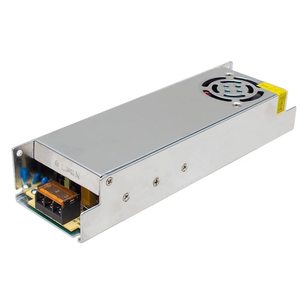 Powermaster Powermaster PM-19855 24 Volt - 16.5 Amper Fanlı Slim Metal Kasa Adaptör - Adaptörler