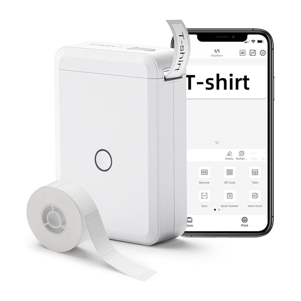 Powermaster Powermaster PM-20343 Kablosuz Taşınabilir Bluetooth'lu Etiket Makinesi - Küçük Ev Aletleri