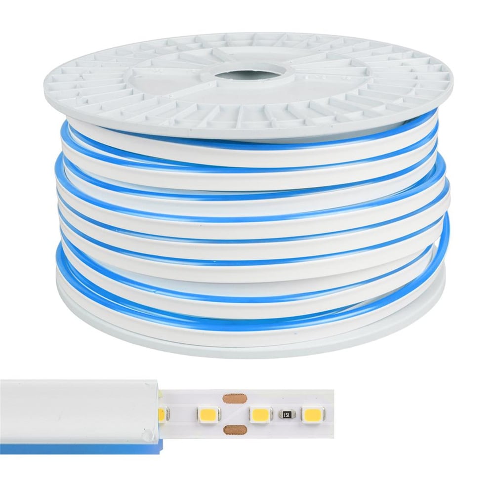 Powermaster PowerMaster PM-20393 12 Volt Buz Mavisi Şerit Neon LED (50 Metre) - Neon Şerit Led