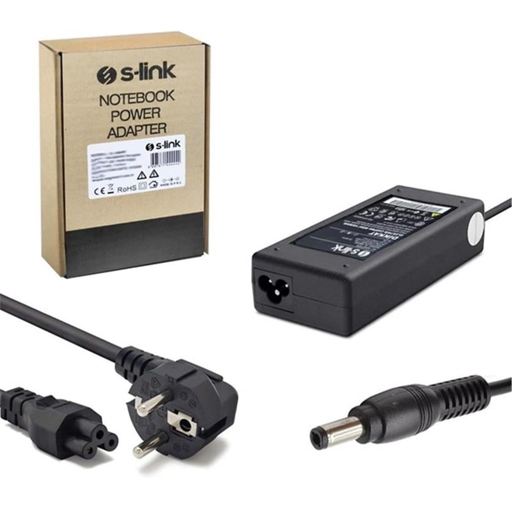 S-Link Powermaster PM-2159 - 15 Volt - 4 Amper 6.3*3.0 Mm Uçlu Adaptör (Toshıba Notebook) - Laptop Adaptörleri