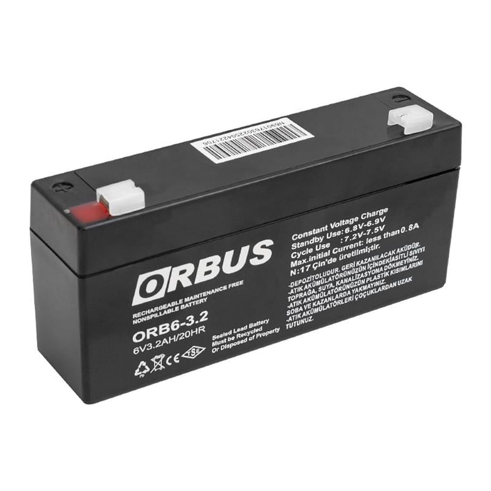 Powermaster Powermaster Pm-22576 6 Volt - 3.2 Amper Akü (125 X 33 X 60 Mm) - Aküler