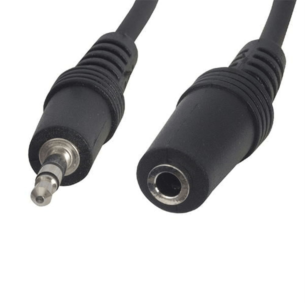 Reyonex POWERMASTER PM-2285 SİYAH 3.5MM STEREO ERKEK/DİŞİ 20 METRE UZATMA KABLO - Karışık Kablolar
