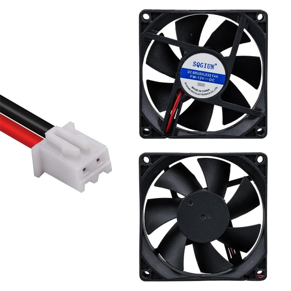 Powermaster PowerMaster PM-23508 Fırçasız DC Fan 80x80x25mm 12 Volt 2 Pin - DC-PC Fan-Vantilatör