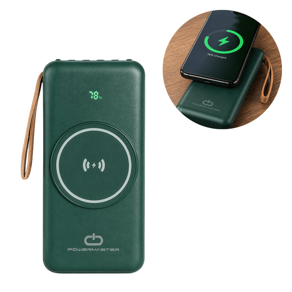 Powermaster Powermaster PM-23852 20000 Mah Manyetik Kablosuz Ve Kablolu Powerbank - Powerbank