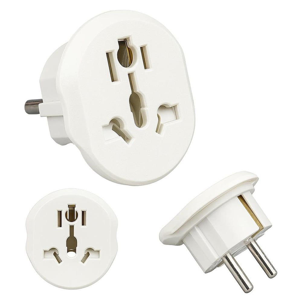 Powermaster PowerMaster PM-24241 Avrupa Çıkışlı Universal Seyahat Priz Adaptörü Çoklu Fiş Giriş Tipi Uyumu - Fişler-Prizler
