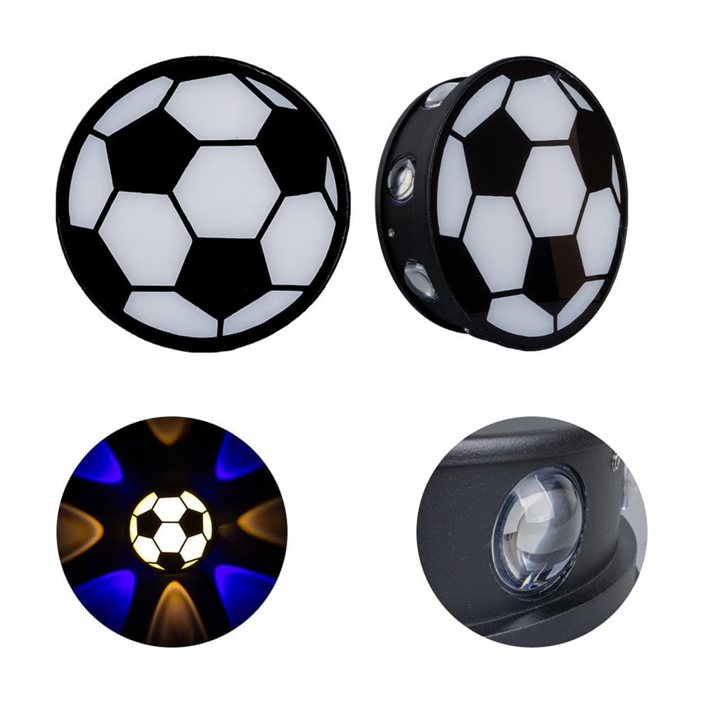 Powermaster PowerMaster PM-24457 Gün Işığı - Mavi Futbol Topu Dekoratif LED Duvar Aplik - Ledli Lambalar