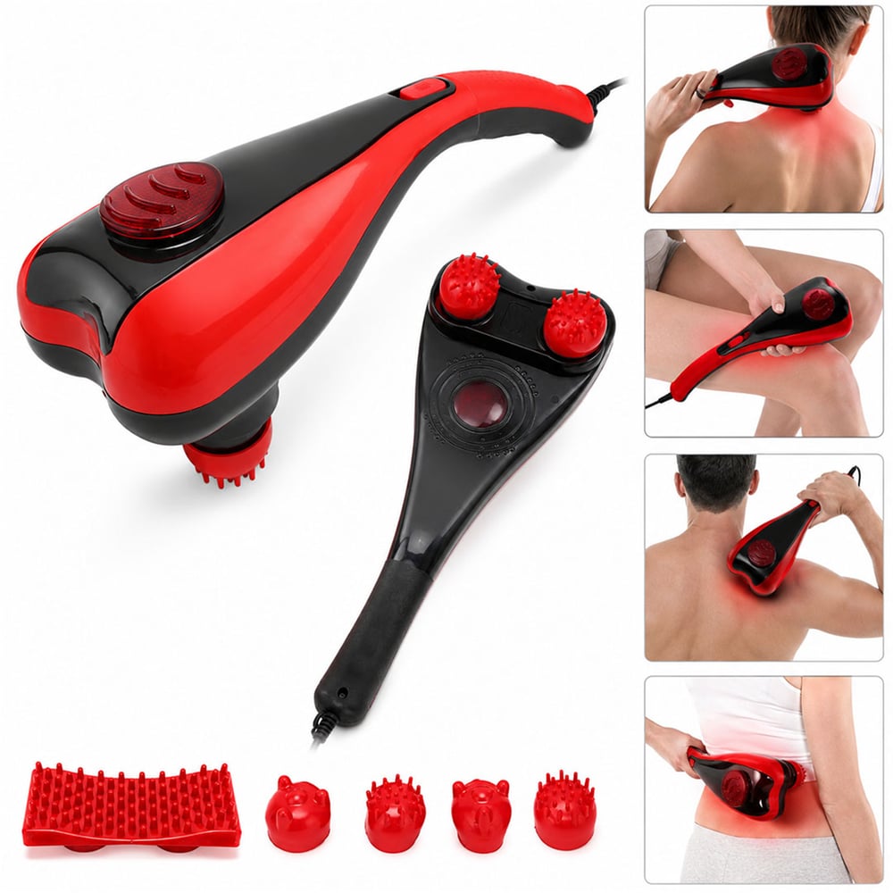 Powermaster PowerMaster PM-24616 İki Kademeli Çift Başlıklı El Tipi Masaj Aleti - Kişisel Bakım
