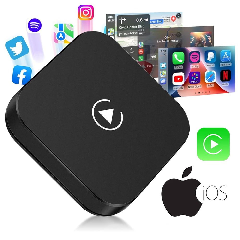 Powermaster PowerMaster PM-24923 Kablosuz İphone IOS 5Ghz Auto Connect (Kablolu Carplay TO Kablosuz Çevirici) - Oto Aksesuarları