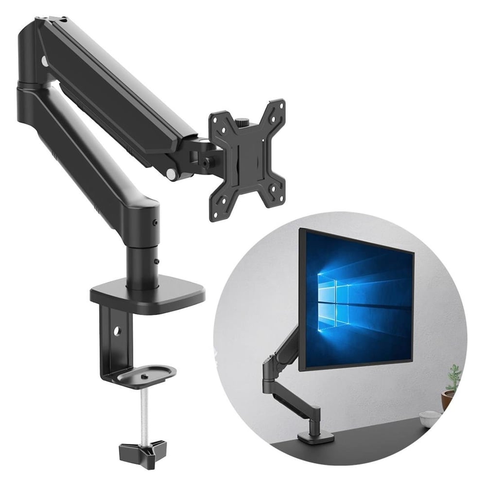 Powermaster PowerMaster PM-252 13-32'' Amortisörlü Stand Tek Kol LCD-LED Gaming Monitör Tutucu Stand Askı Aparatı - Tv Askı Aparatları