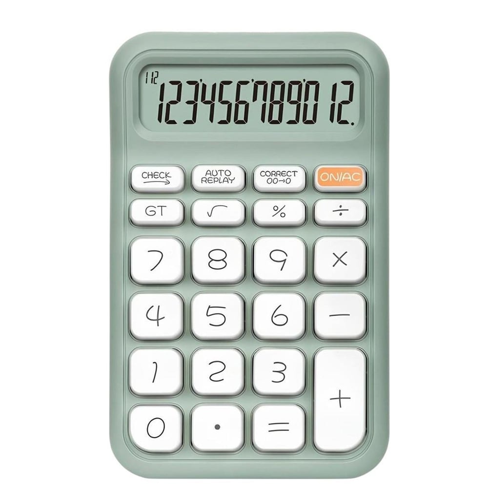 Powermaster Powermaster PM-25410 Yeşil 12 Haneli Hesap Makinesi - Hesap Makineleri
