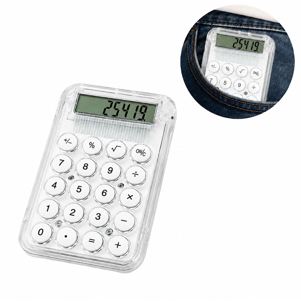 Reyonex POWERMASTER PM-25419 BEYAZ MINI HESAP MAKİNESİ - Ev ve Yaşam