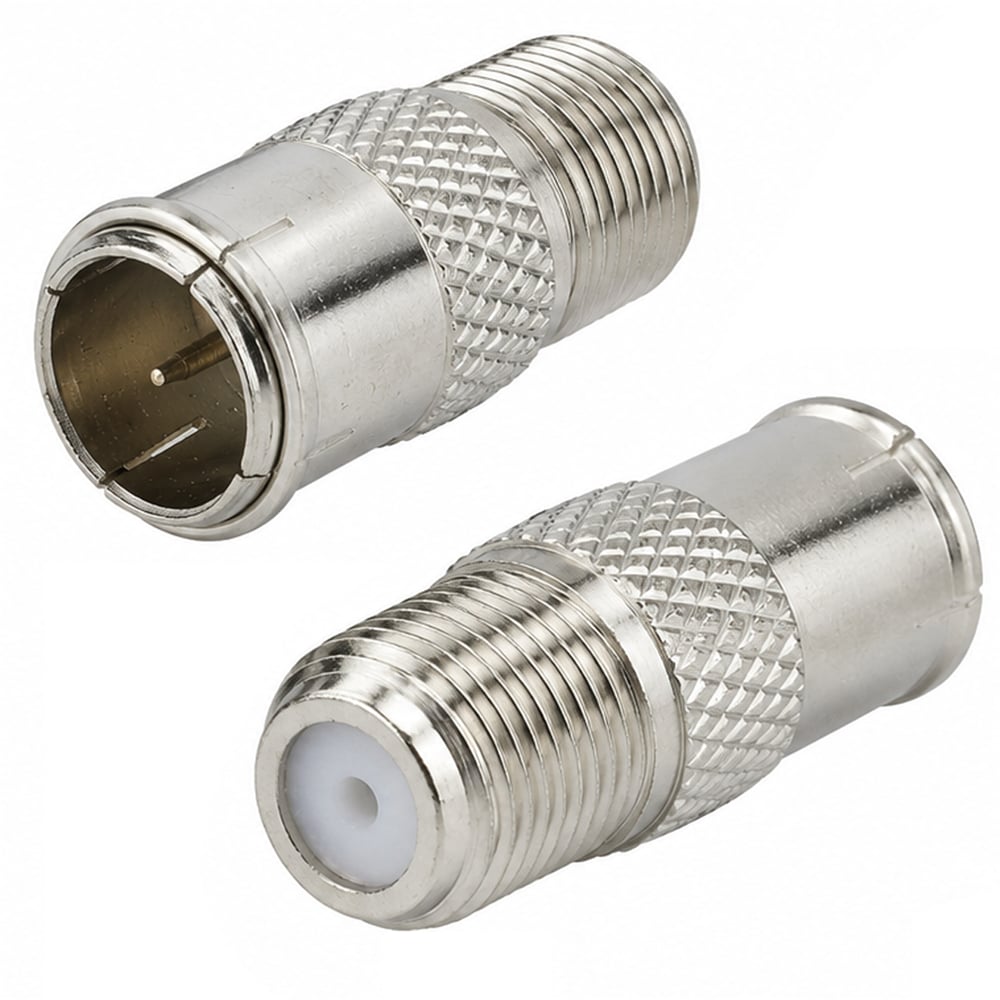 Powermaster Powermaster PM-2627 Düz Tip Dişi-Erkek Dönüştürücü Hızlı F Konnektör - Uydu Ekipmanları