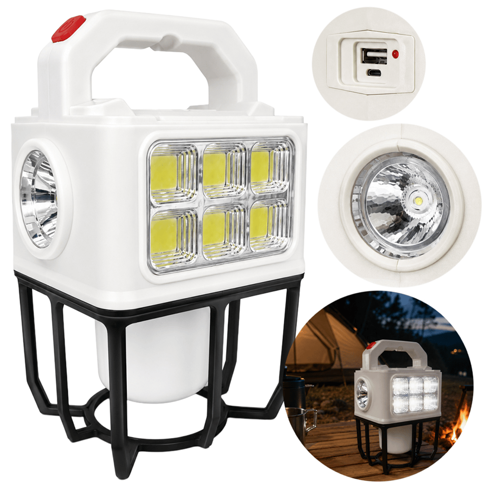 Powermaster Powermaster PM-26460 Çok Fonksiyonlu Solar Kamp Lambası Güneş Panelli Masa Lambası Ve El Feneri - Solar Kamp Lambası