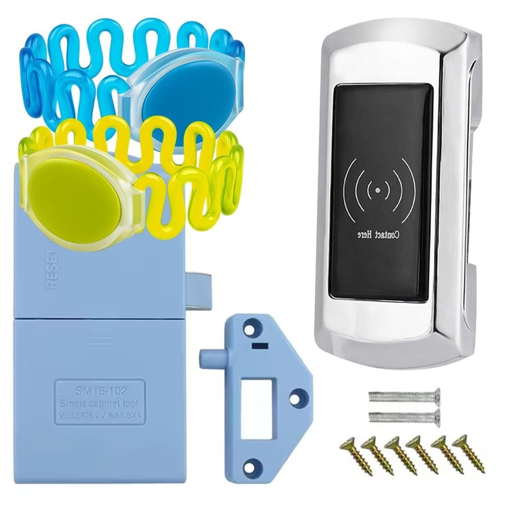 Powermaster PowerMaster PM-26727 125Khz RFID Dijital Çekmece Dolap Kilidi (2'li Paket) - Kapı Kilitleri
