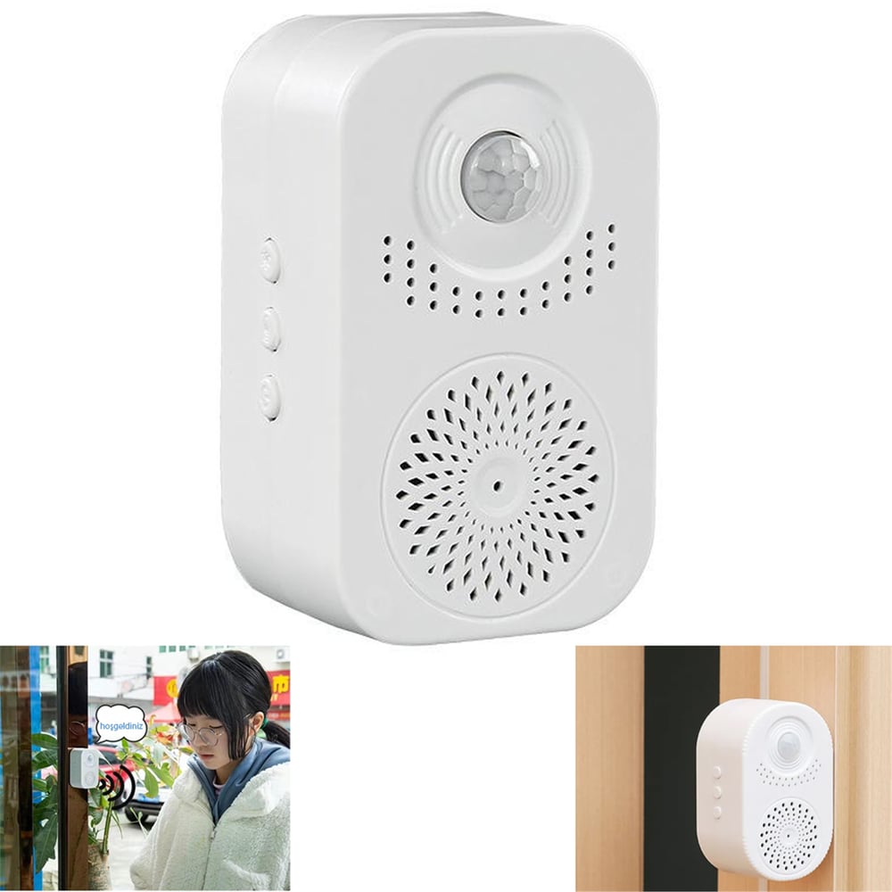 Powermaster Powermaster PM-29670 Dc 5V Şarjlı Sesli İkaz Akıllı Kapı Sensörü - Kapı Zilleri-Alarm