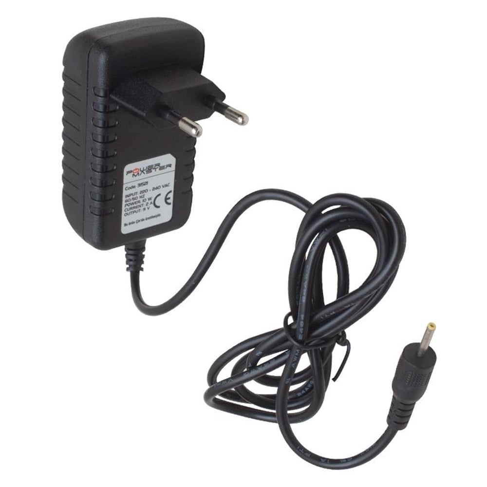 Powermaster Powermaster PM-31521 9 Volt - 2 Amper 2.5*0.7 Mm İnce Uç Tablet Pc Adaptörü - Adaptörler