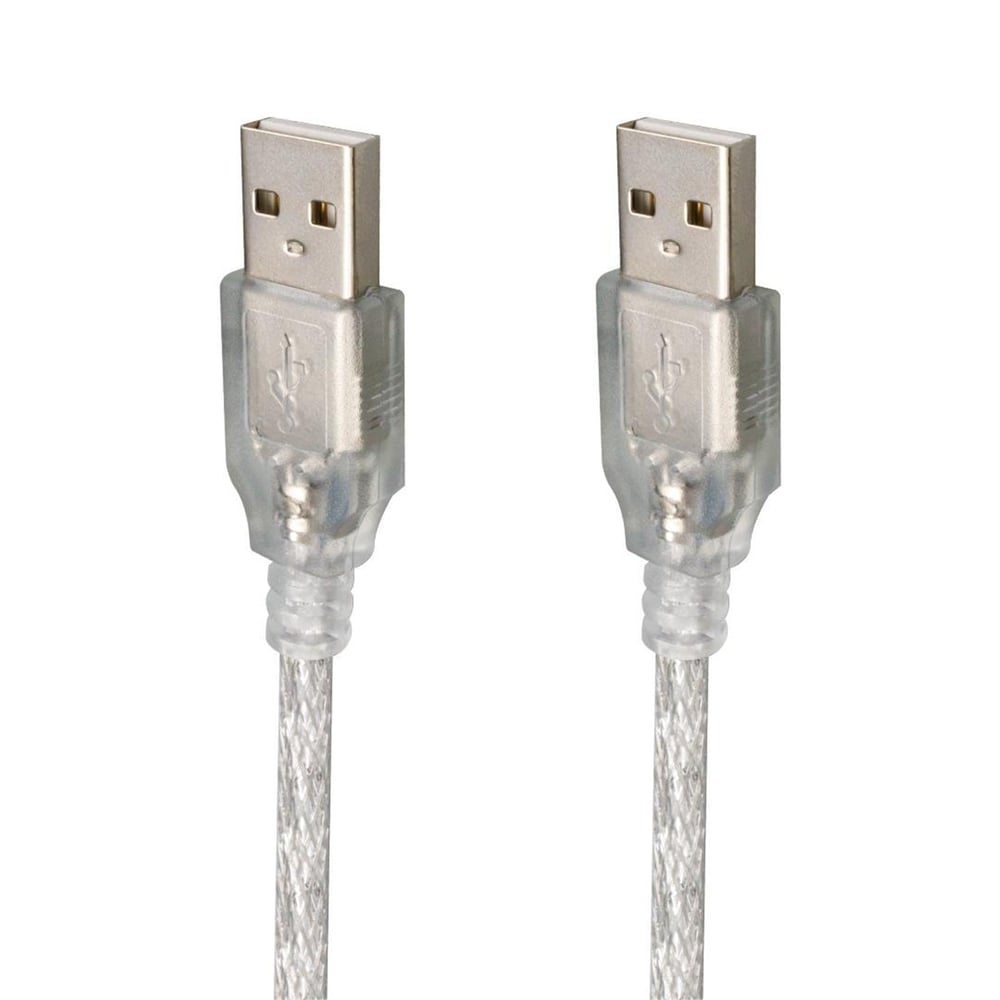 Powermaster Powermaster PM-3264 Şeffaf 1.5 Metre Usb Erkek-Erkek Kablo - Diğer Kablo Çeşitleri