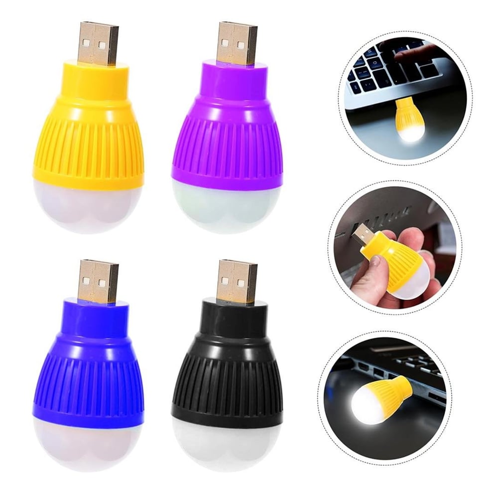 Powermaster PowerMaster PM-34389 USB Beyaz Gece Lambası Mini Ampul Aydınlatma - Gece Lambaları