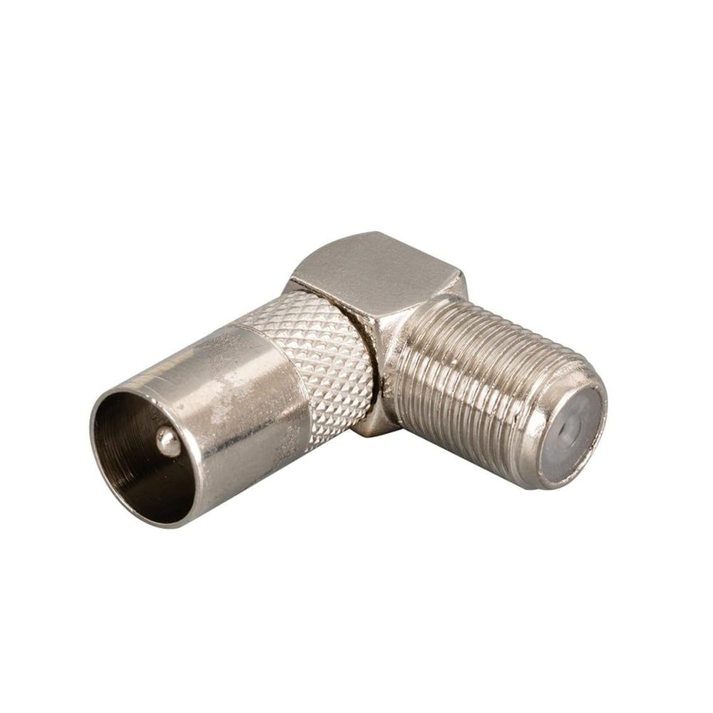 Powermaster Powermaster PM-34398 F Konnektör Dişi - 60 Ohm Erkek L Tip Çevirici - F Konnektör