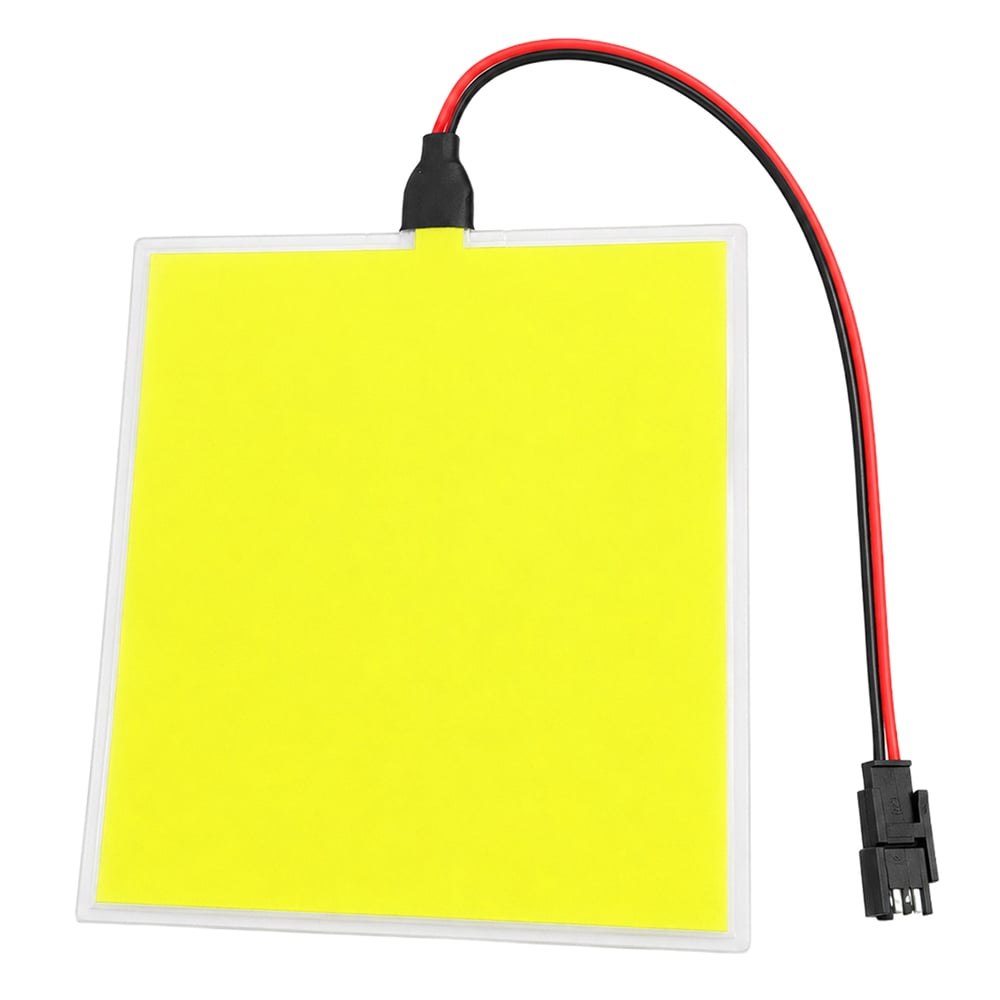 Powermaster Powermaster PM-37725 100x100mm Elektrominesans (EL) 3V Led Panel Sarı Aydınlatmalı Esnek Yapı - Ev ve Yaşam