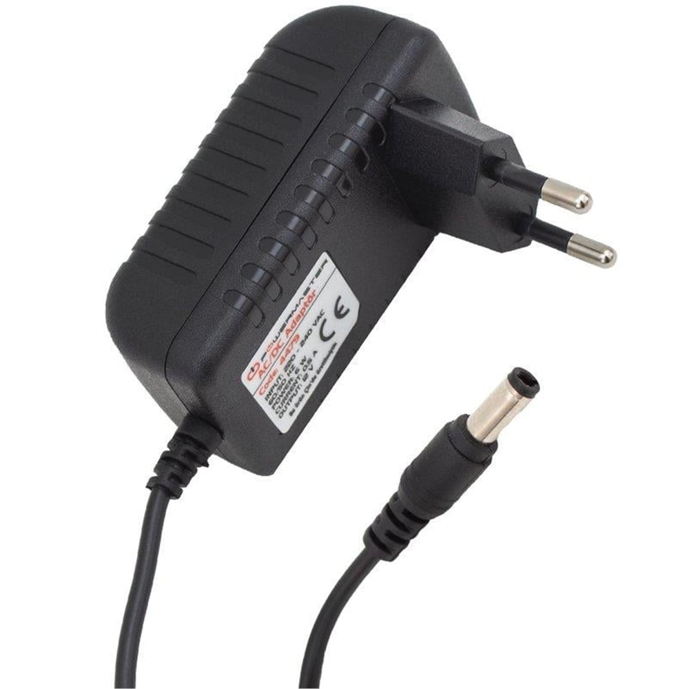 Powermaster Powermaster PM-4479 12 Volt - 0.5 Amper 5.5*2.5 Mm Uçlu Plastik Kasa Priz Tipi Adaptör - Adaptörler