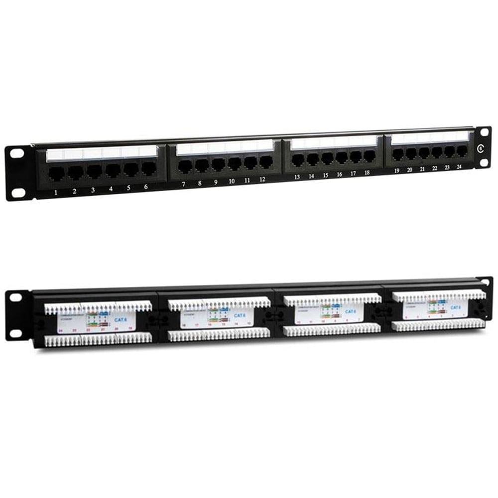 Powermaster Powermaster PM-4494 24’Lü Utp Cat6 Patch Panel - Patch Panel
