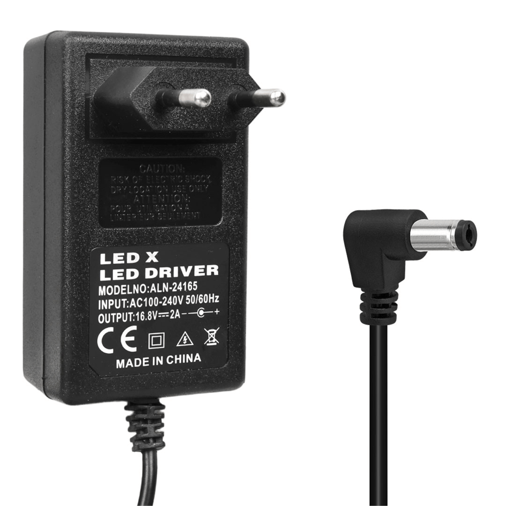 Powermaster Powermaster PM-5284 16.8 Volt - 2 Amper - 33.6 Watt 5.5*2.5 Mm L Uçlu Şarjlı Matkap Adaptörü - Matkap Adaptörü
