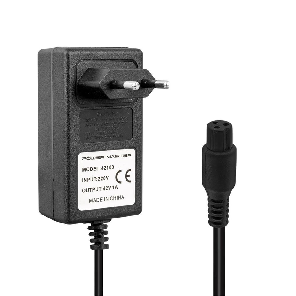 Powermaster Powermaster PM-6226 42 Volt - 1 Amper 3 Pinli Priz Tipi Ginger Şarj Adaptörü - Matkap Adaptörü