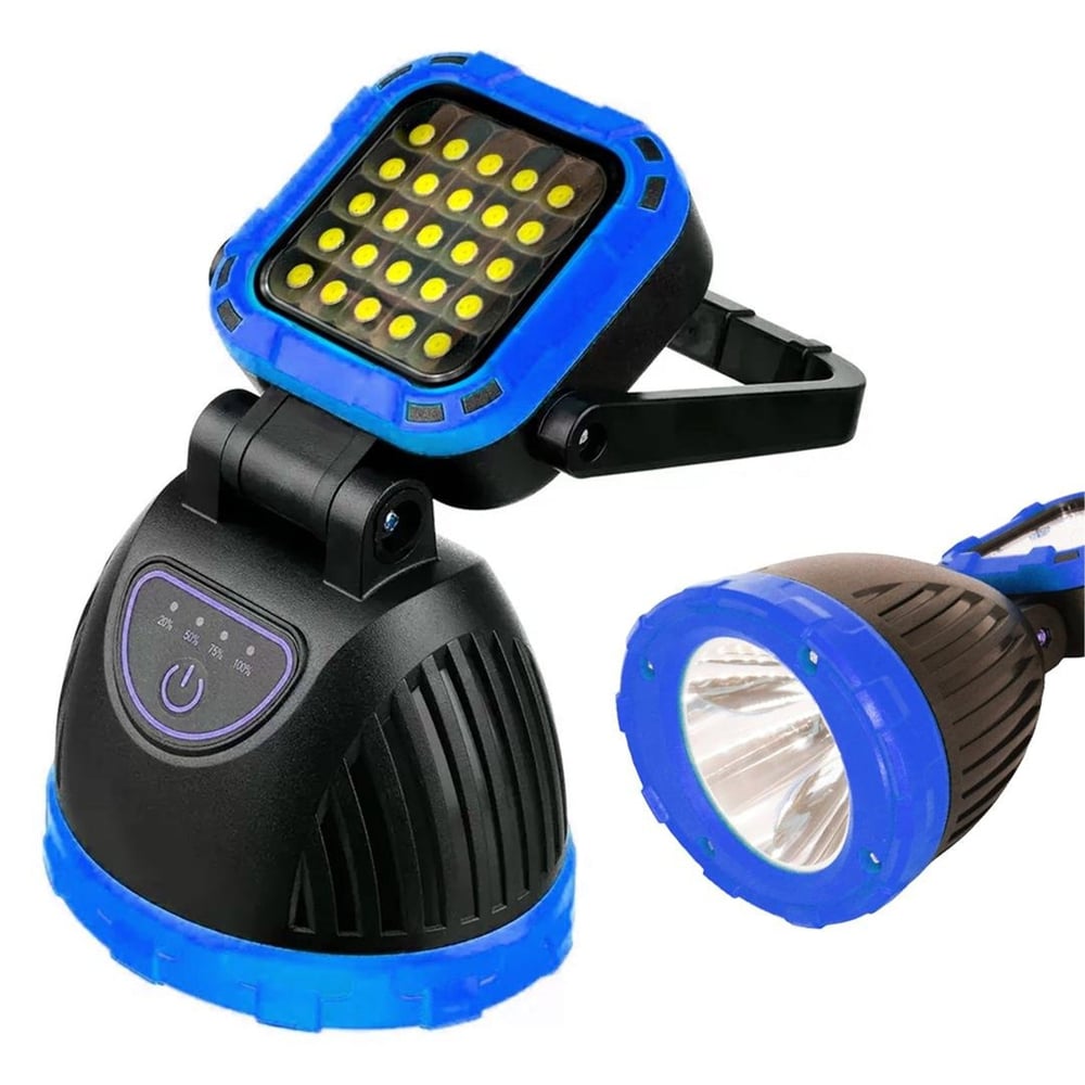 Powermaster PowerMaster PM-8033B 6 Modlu EL Feneri Ve Işıldak Acil Durum Lambası 25 Cob Ledli Solar Şarjlı - Solar Işıldak