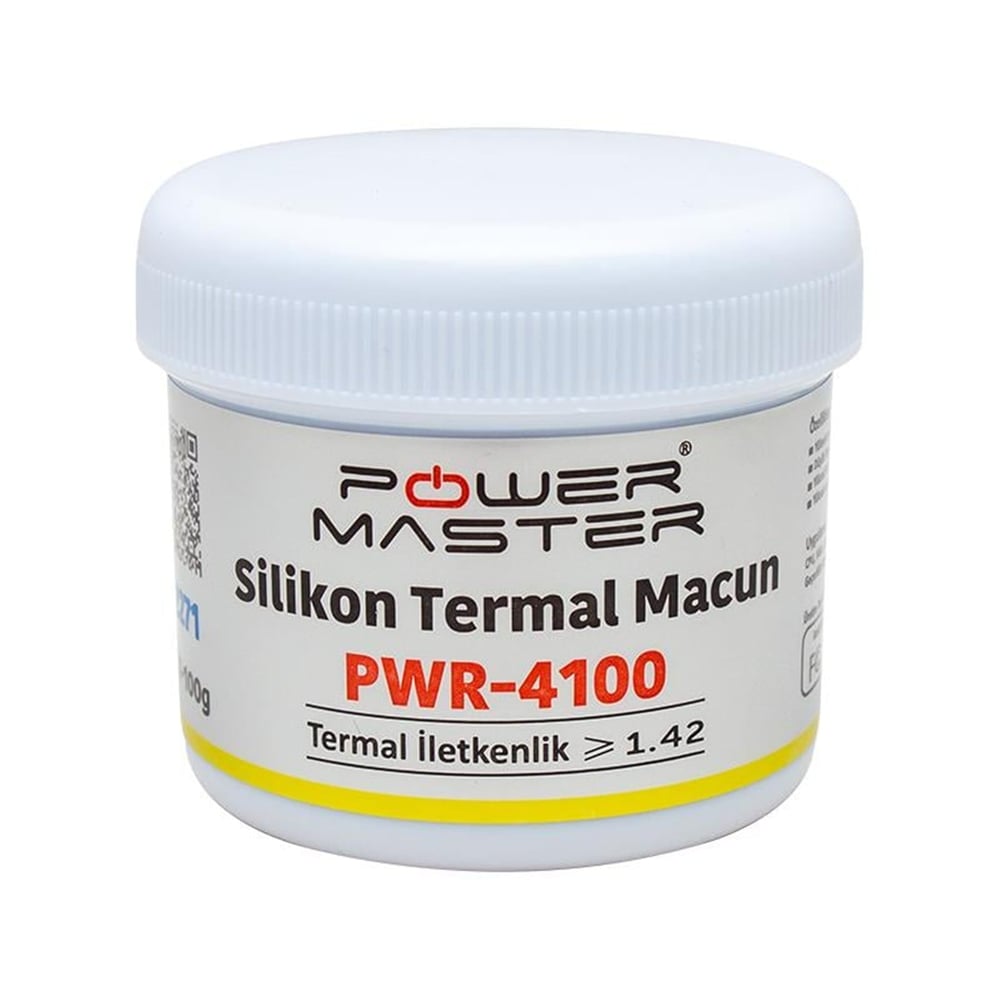 Powermaster PowerMaster PWR-4100 Beyaz Termal Macun 100 Gram 1.42W/M-K - Termal Macun