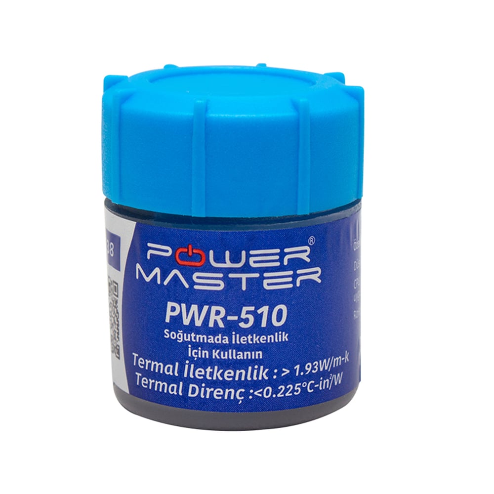 Reyonex POWERMASTER PWR-510 GRİ TERMAL MACUN 10 GRAM 1.93W/M-K - Termal Macun