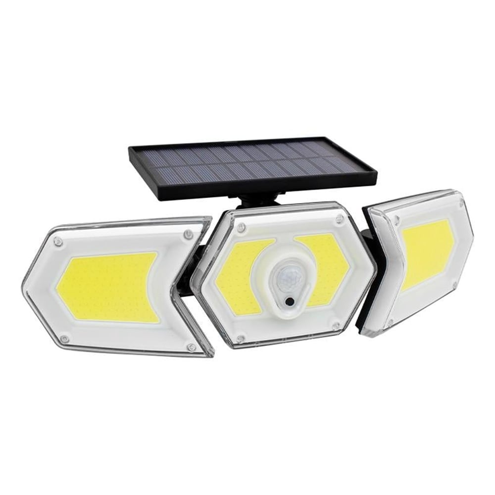Powermaster Powermaster Solar Güneş Enerjili Geniş Açılı Çift Kanatlı Cob Ledli 3 Modlu İndüksiyon Lambası W774B - Fener ve Işıldaklar
