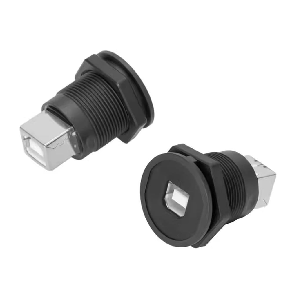Powermaster PowerMaster USB-04C-BK 22 Mm Pano Tip USB-B Dişi Soket - Fiş - Jack - Şase - Buton - Konnektör