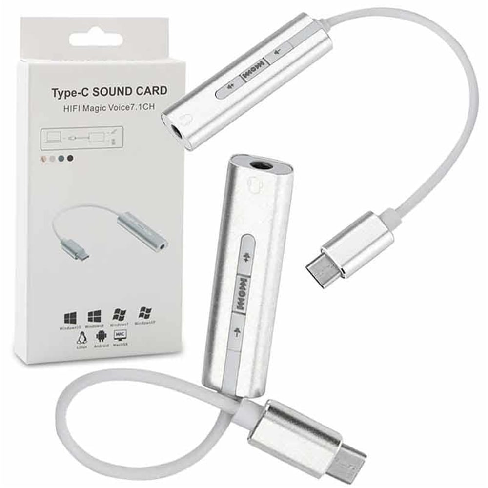 Powermaster Powermaster USB 3.1 10 Cm Kablolu Type-C to 3.5 Mm Audio Çevirici - Çevirici ve Dönüştürücü